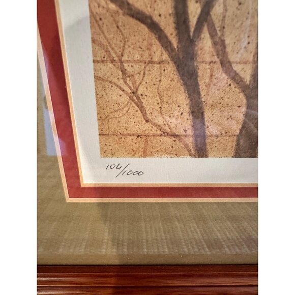 Framed Limited Edition Print "Old Salem The Boys School" By John Furches 106/100 - Picture 5 of 10